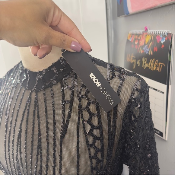 Fashion nova | little black dress size medium - Picture 7 of 8